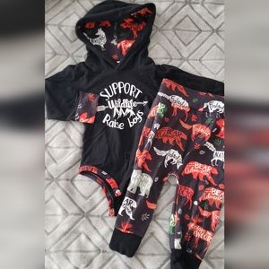 Size 18 month hoodie onesie outfit